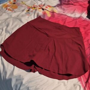 NWT HALARA Burgundy Performance Skort